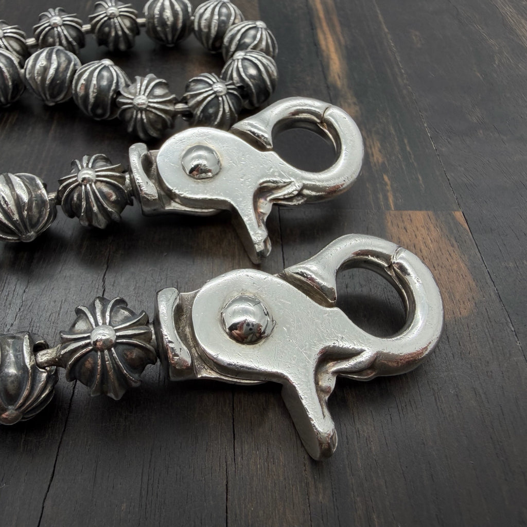 Large Cross Ball Wallet Chain