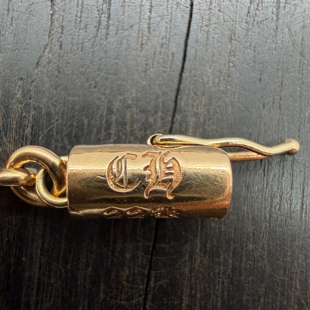 22K Gold Red Diamond Pendant