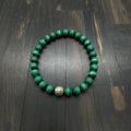 Malachite Bead Bracelet