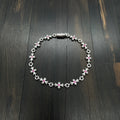 18K White Gold Pink Diamond Pendant