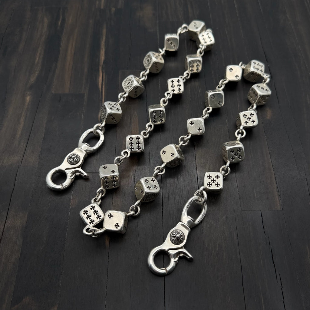 Large Dice Wallet Chain
