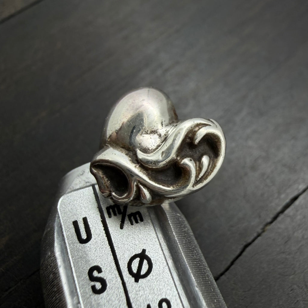 Silver Heart Stud Earring
