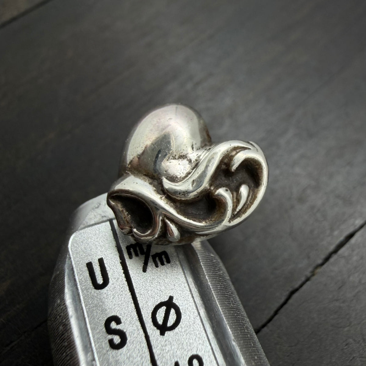 Silver Heart Stud Earring