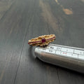 22K Gold Red Diamond Closed Ring