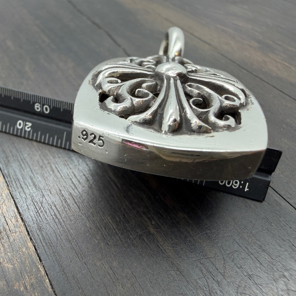 Large Guardian Oval Shield Pendant