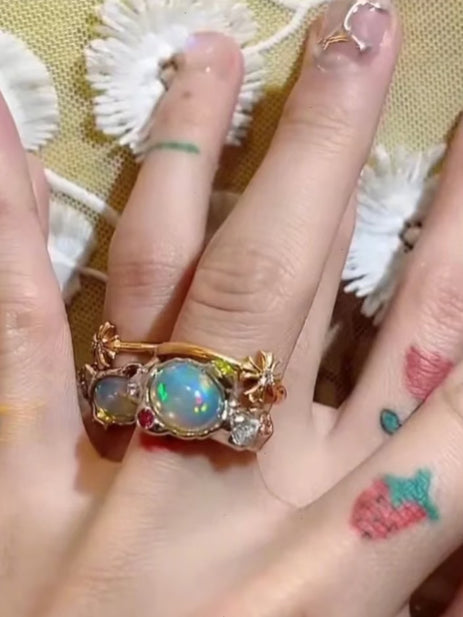 22K Gold CH Plus Ring