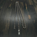 Cross-Cut Bead Necklace