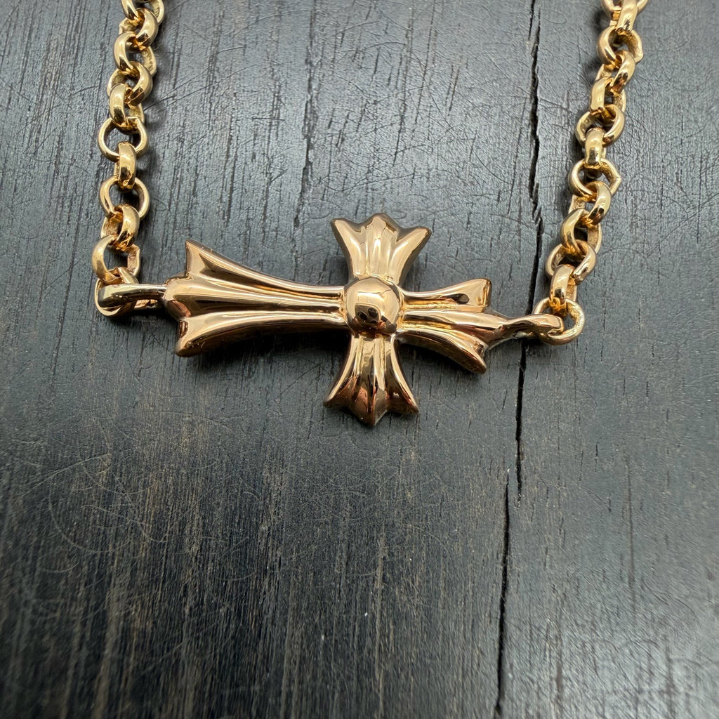 22K Gold Baby Fat Roll Chain Bracelet
