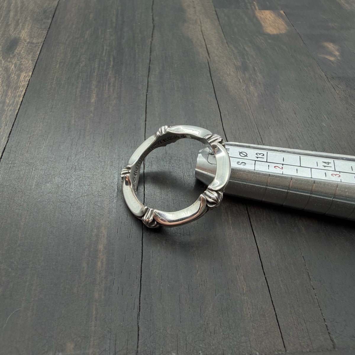 Silver Bone Joint Ring