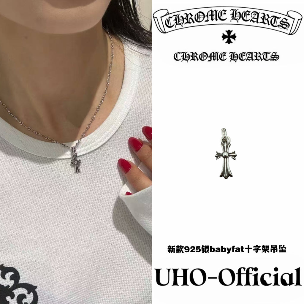 Baby Fat Cross Pendant