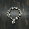 925 Silver Vine Heart Bracelet