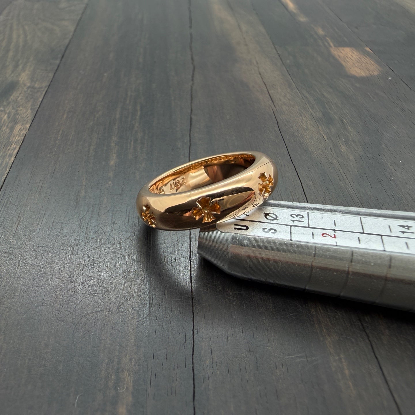 Cut-Out Cross Ring