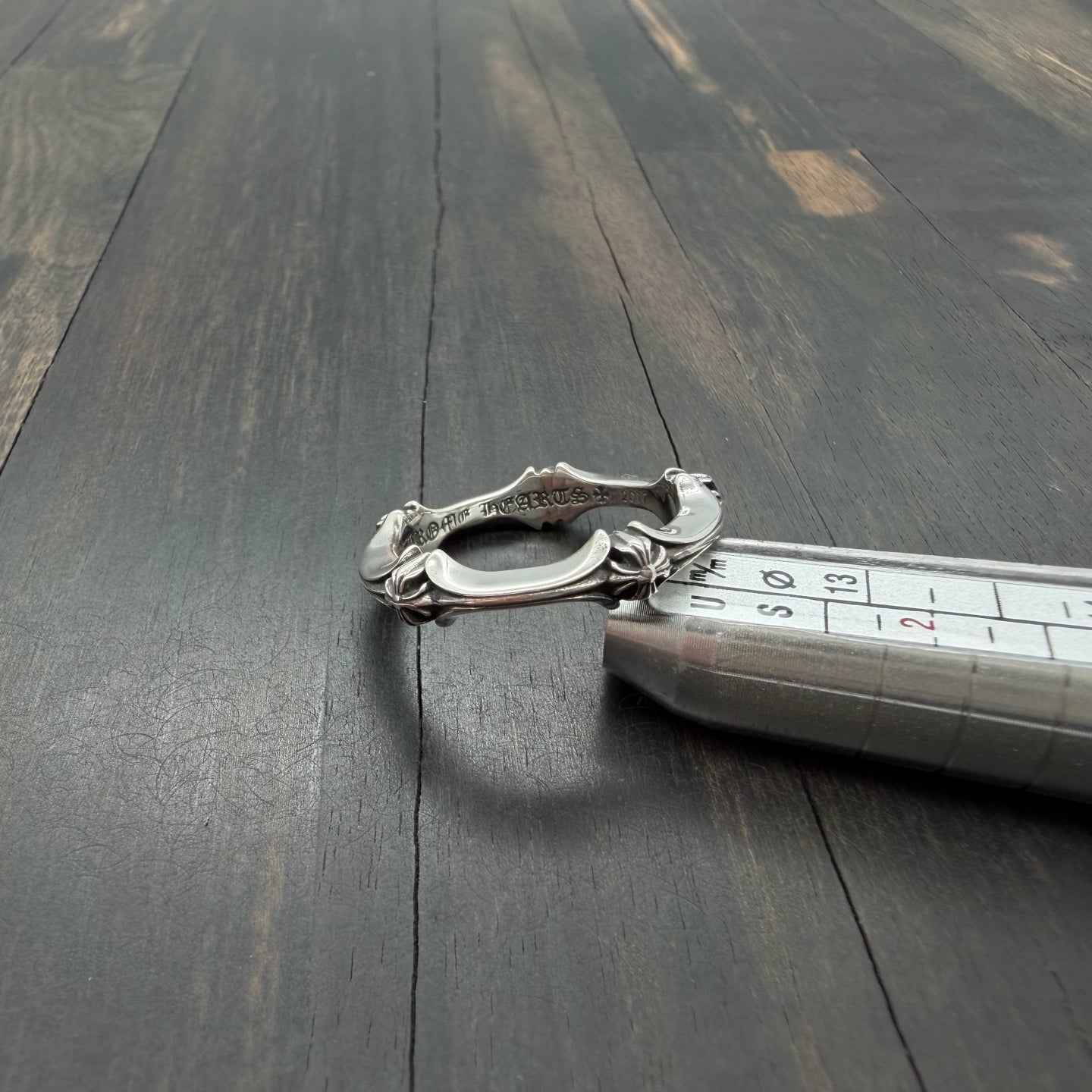 Silver Bone Joint Ring