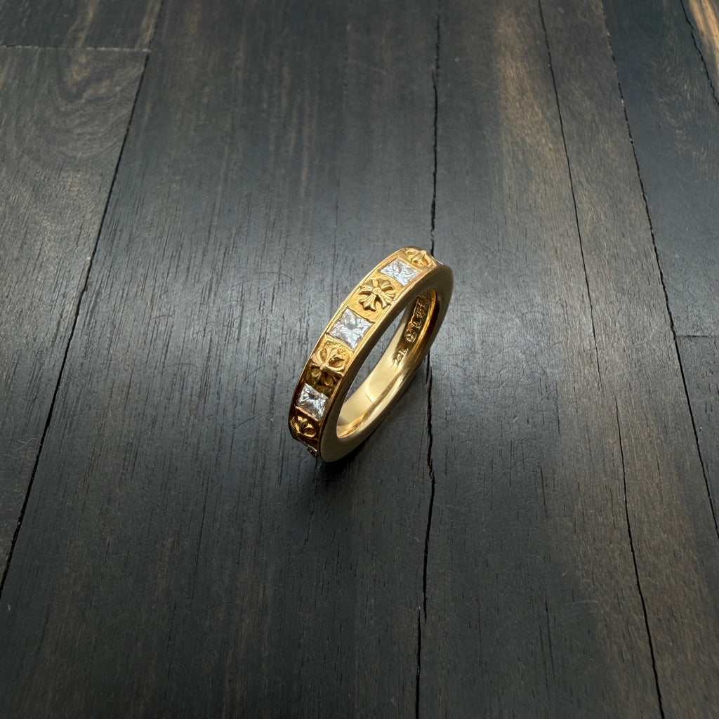 Princess-Cut Diamond Band Ring