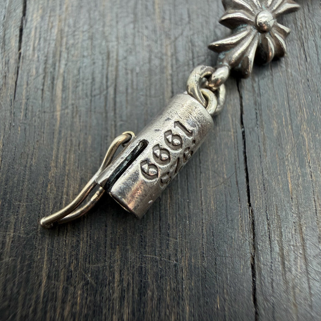 Tiny E Cross Bracelet