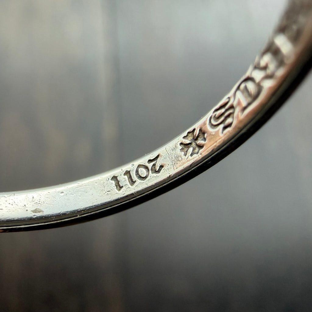 Silver CH Plus Cross Bubblegum Ring