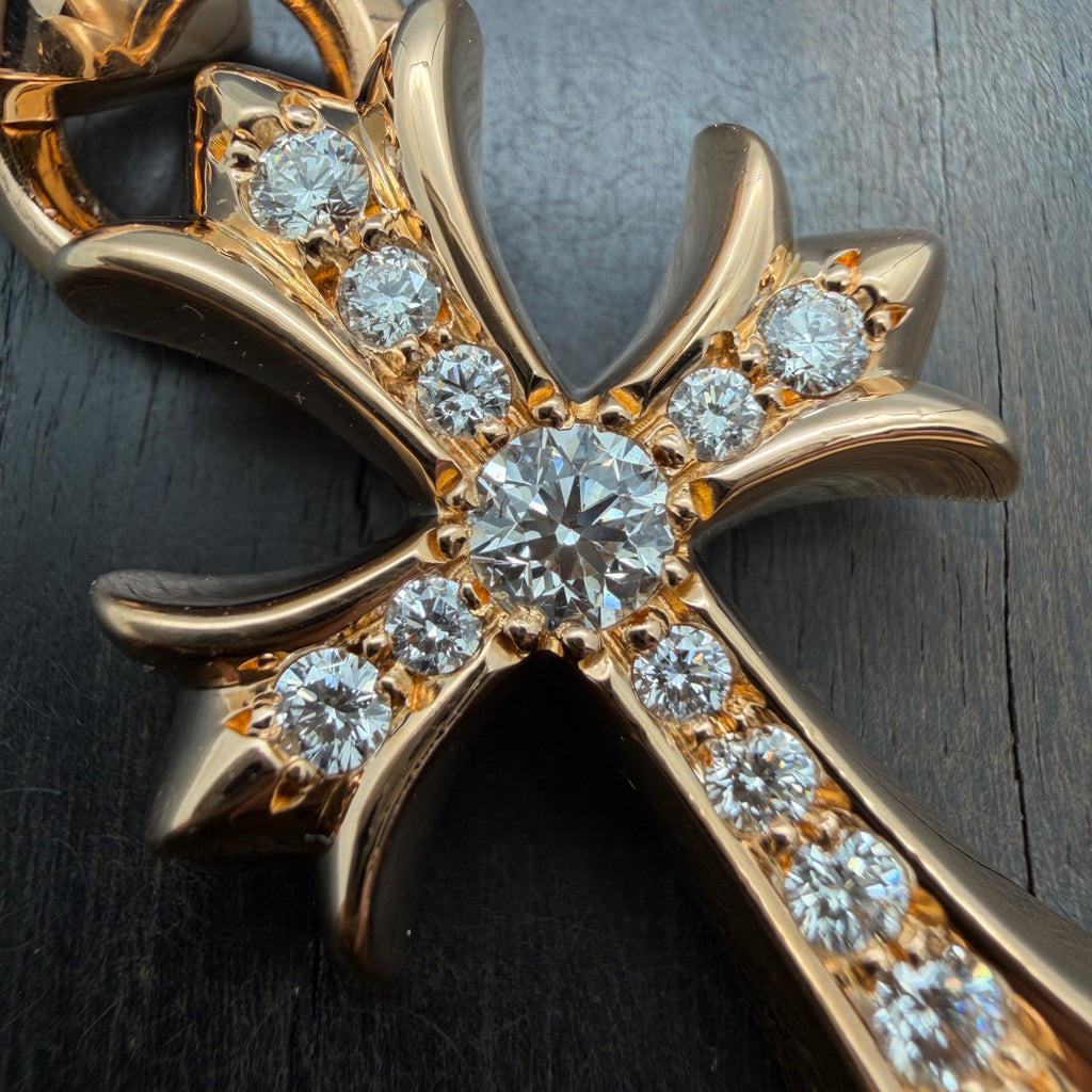 Teardrop Cross Pendant