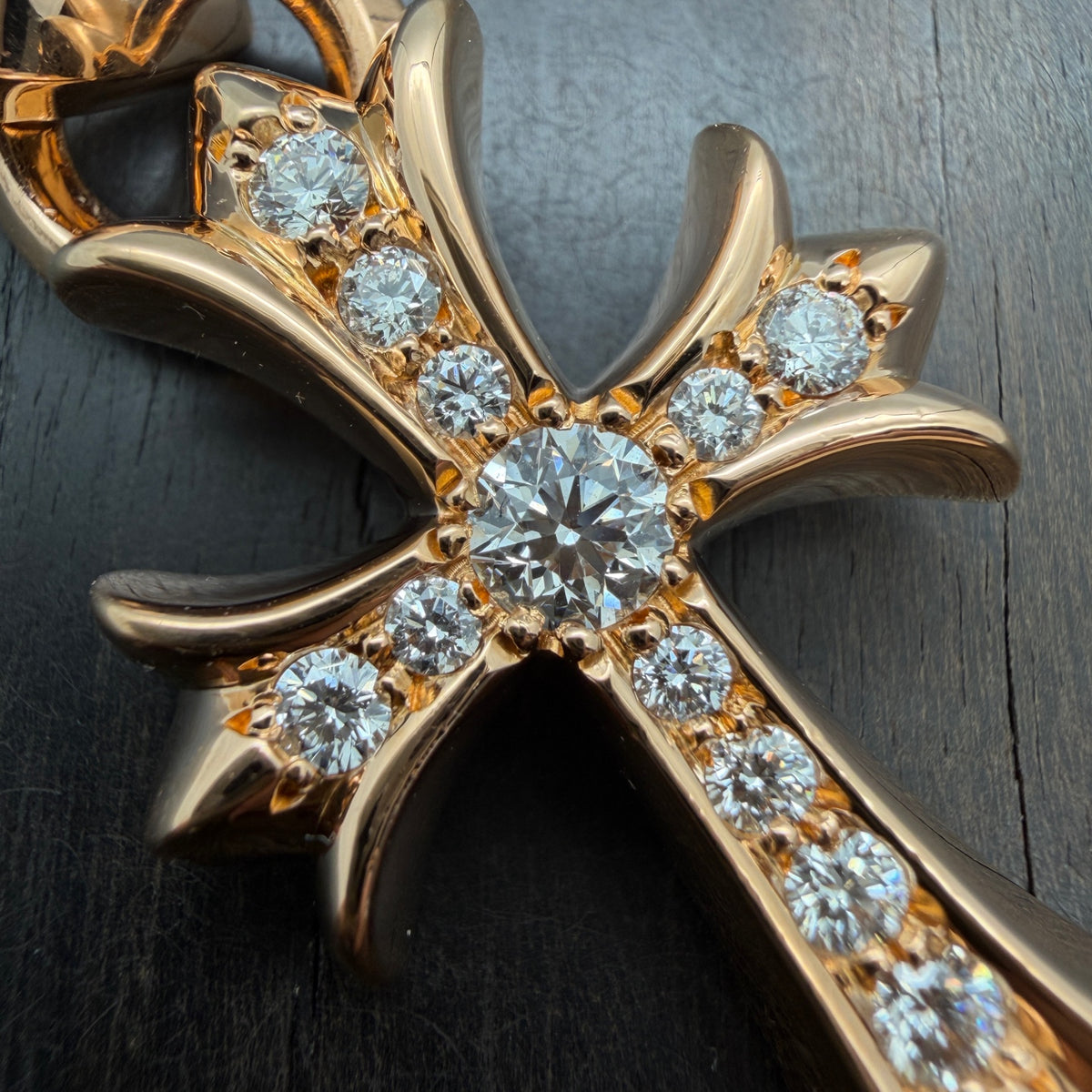 Teardrop Cross Pendant