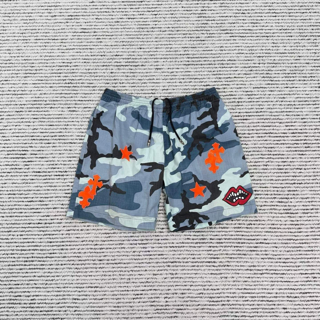 Bleu Camo Shorts
