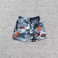 Bleu Camo Shorts