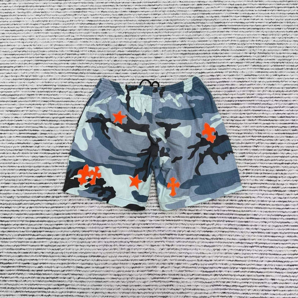 Bleu Camo Shorts