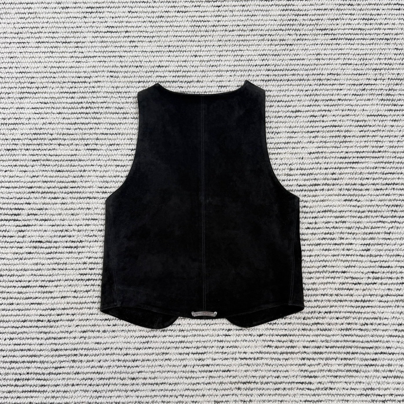Suede Button Vest