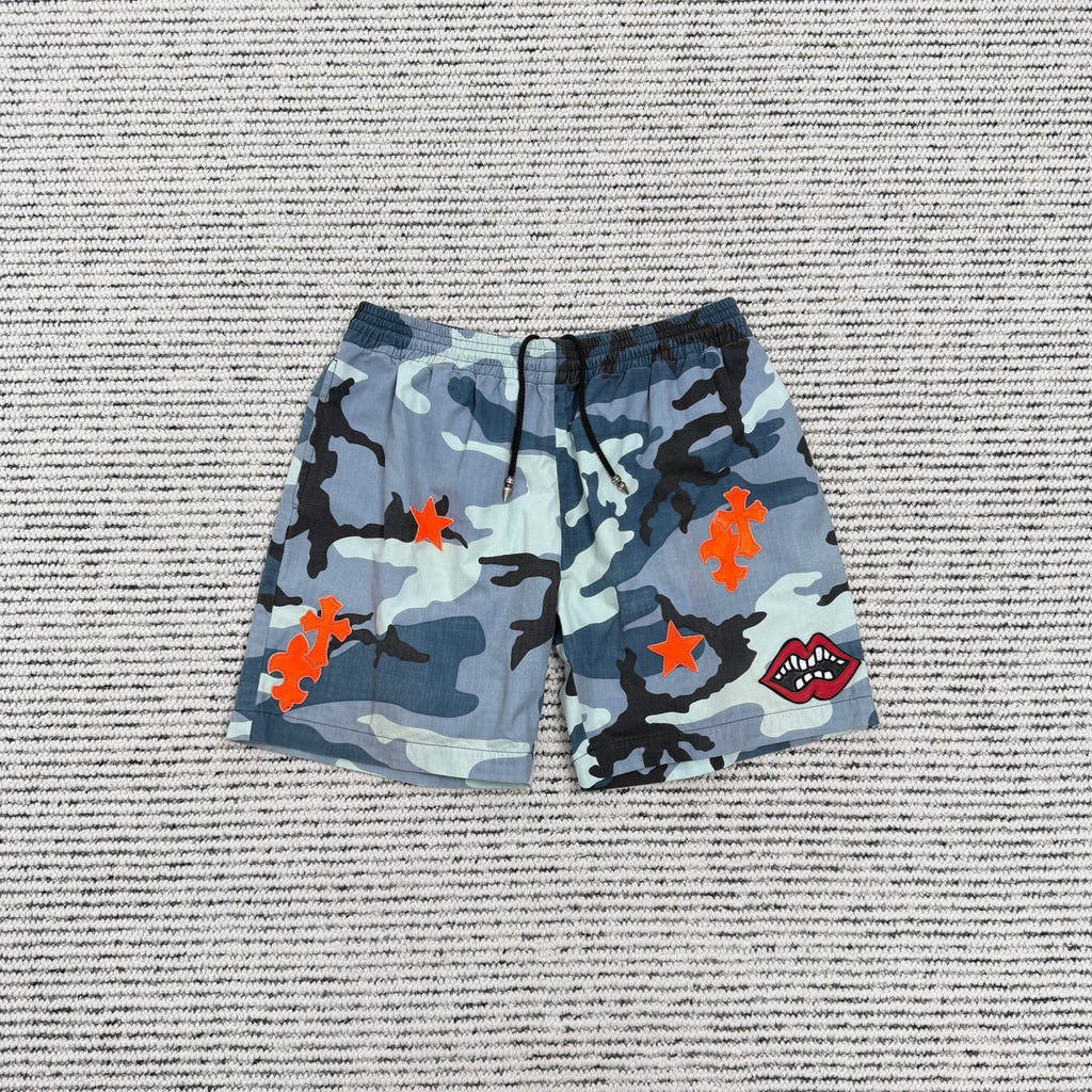 Blue Camo Shorts