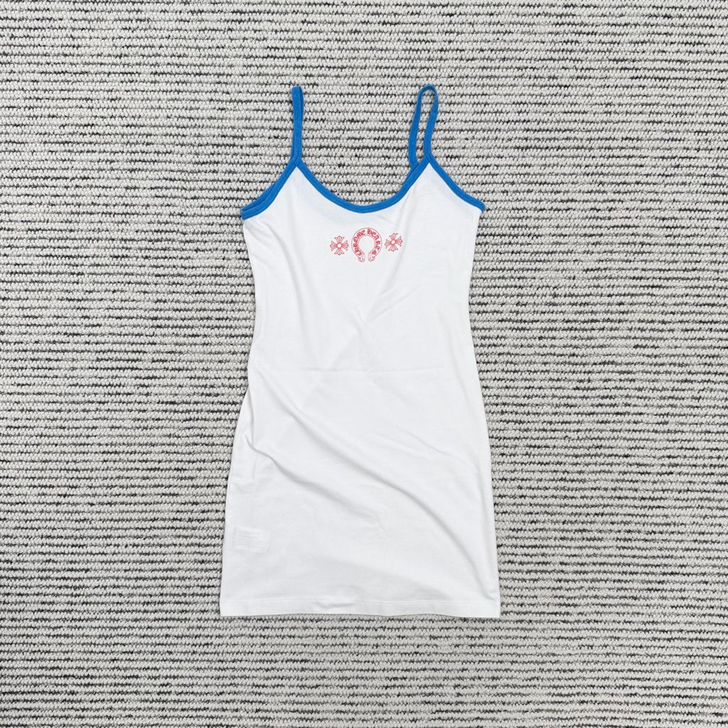 Blue Trim Cami Bodycon Dress