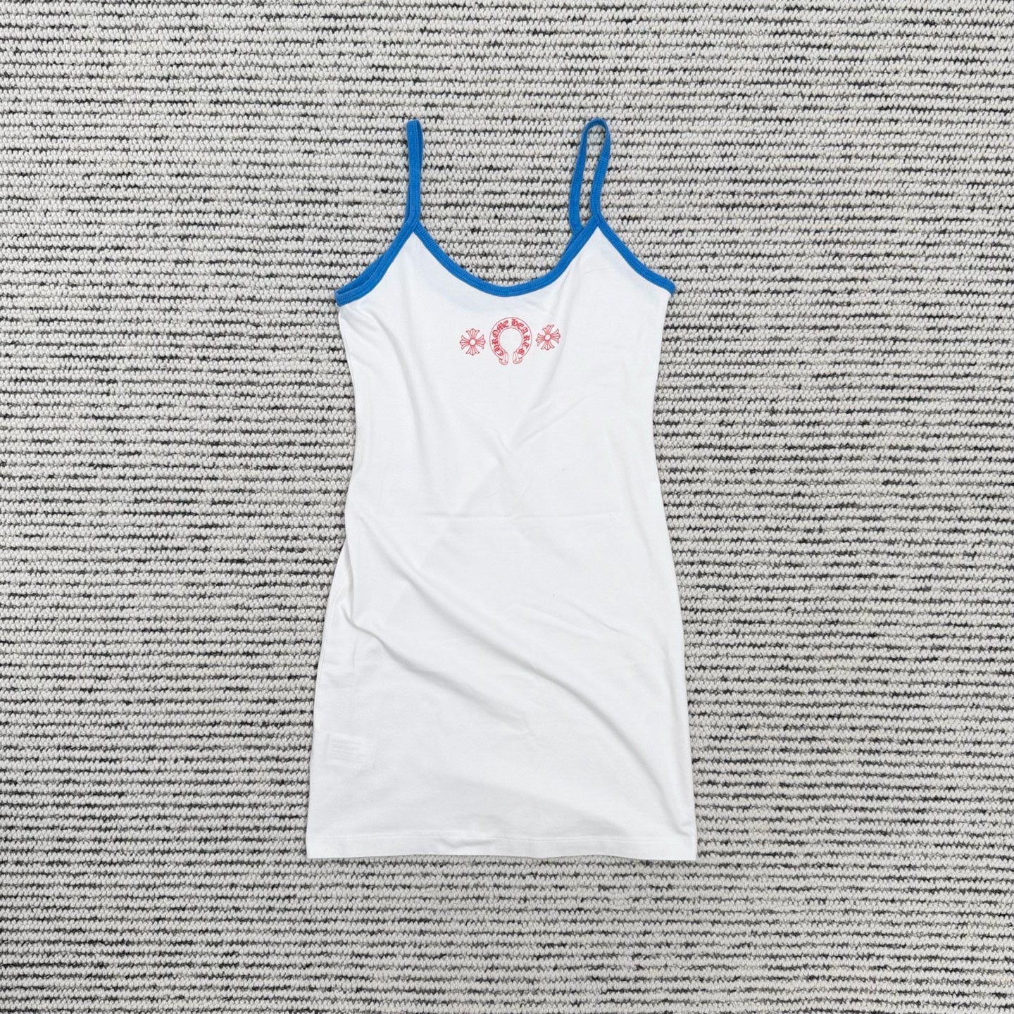 Blue Trim Cami Bodycon Dress