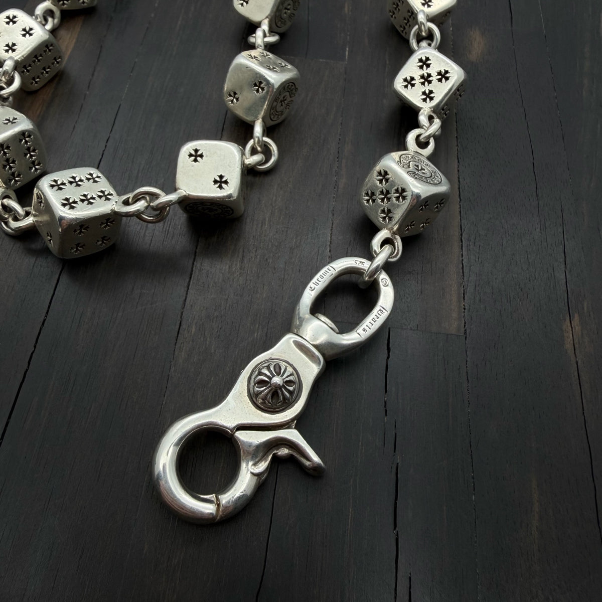 Large Dice Wallet Chain