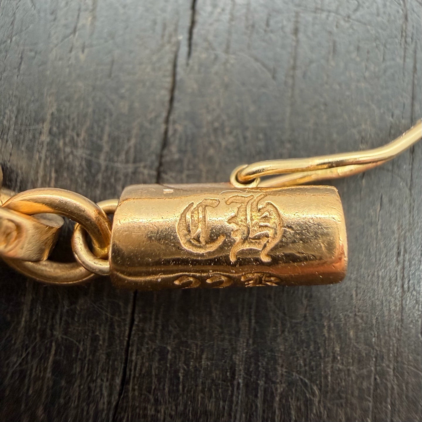 22K Gold PPC Letter Necklace