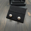 18K White Gold Pearl Stud Earring