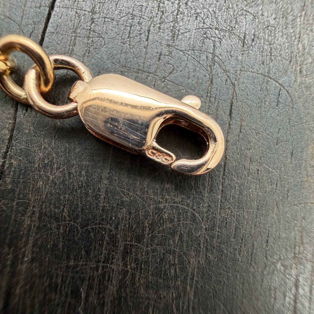 22K Gold Baby Fat Roll Chain Bracelet