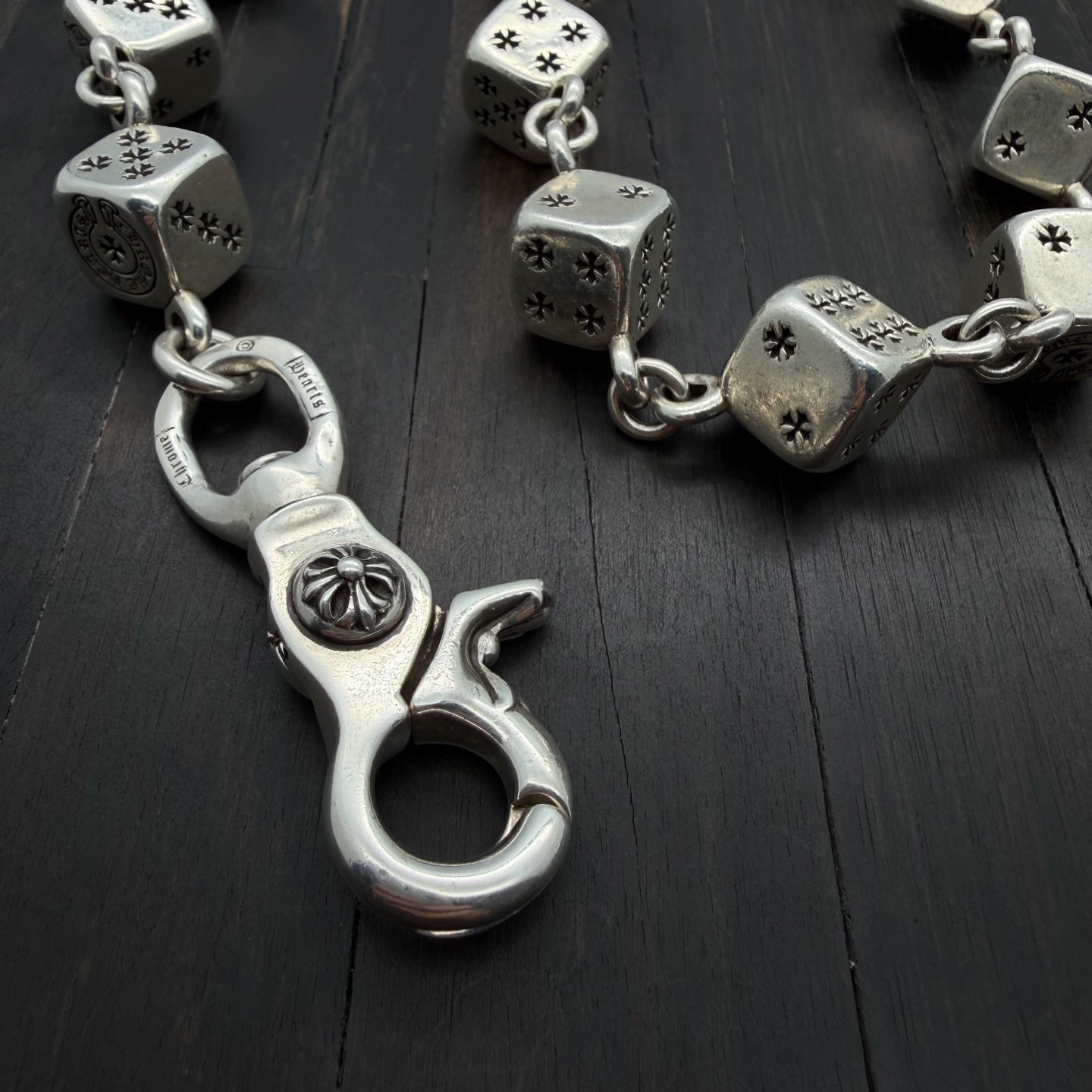 Large Dice Wallet Chain