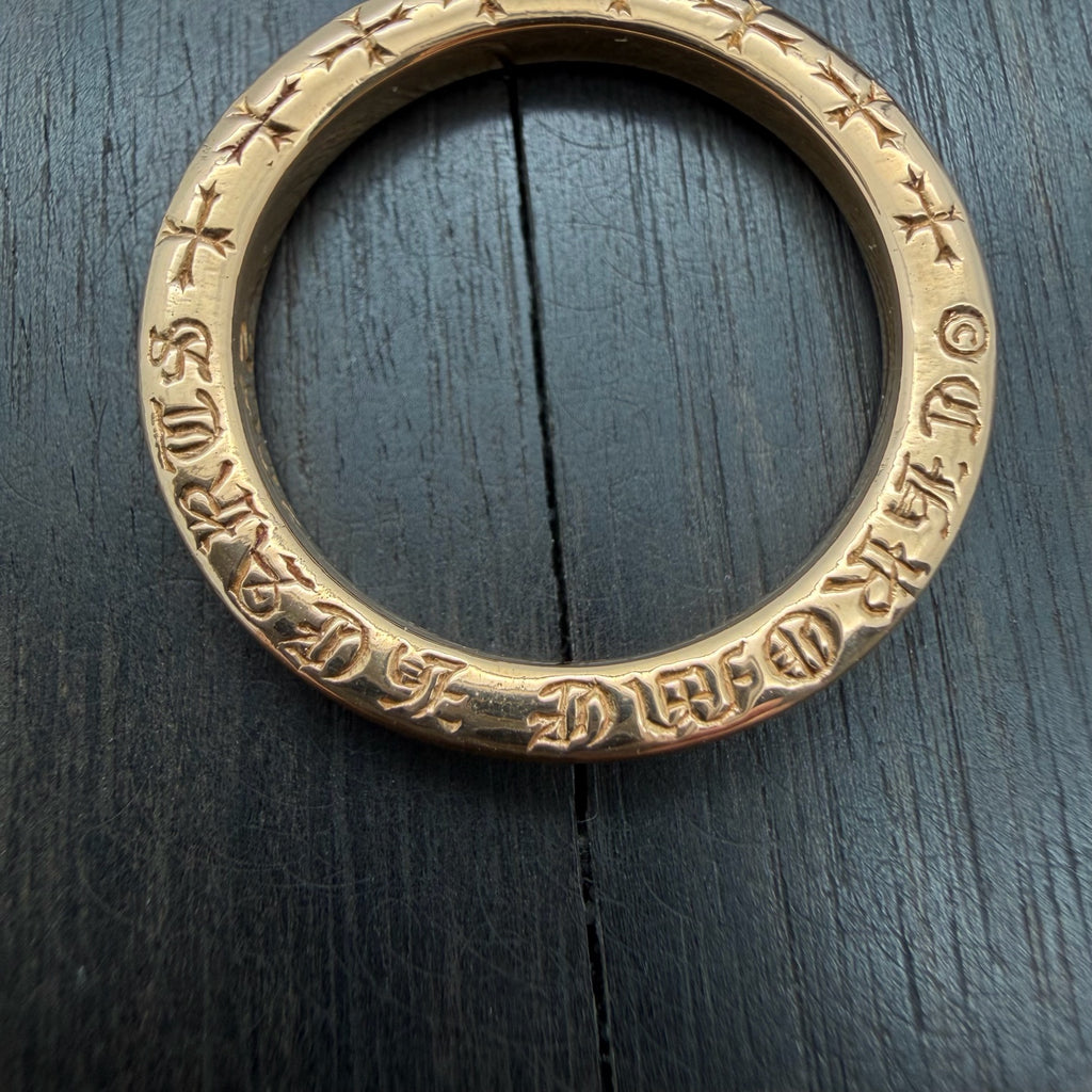 22K Gold 3MM Plain Ban Ring