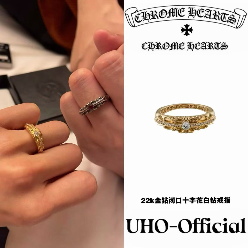 Flower Band Ring