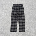 Plaid Wool Trousers