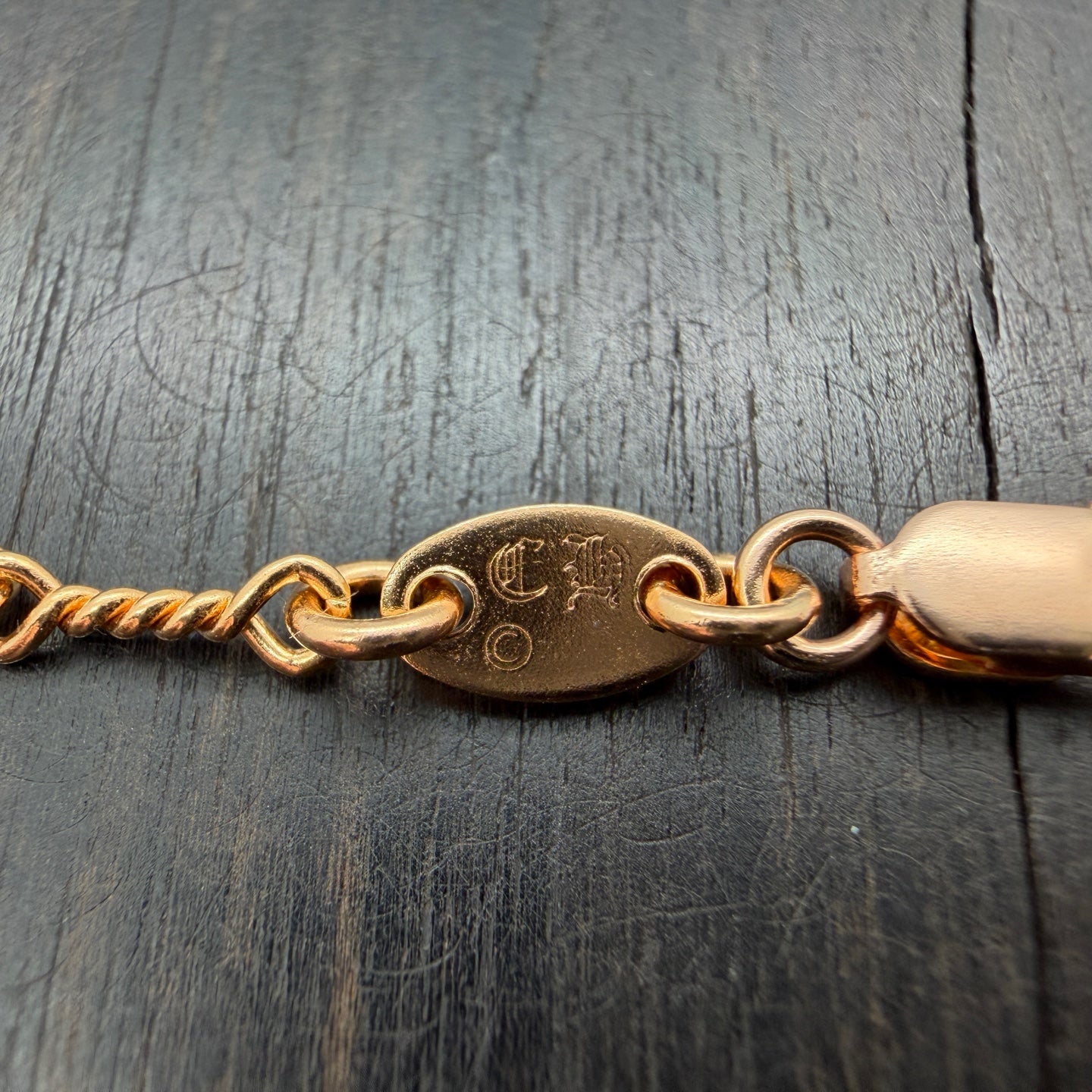 22K Gold Bamboo Chain Necklace