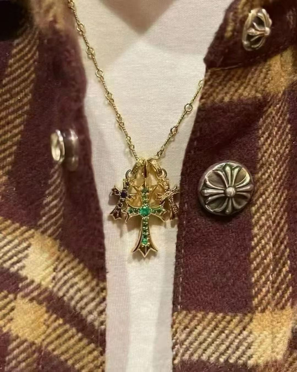 Tiny Cross Pendant
