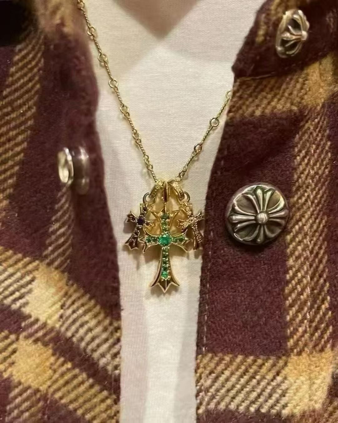 Tiny Cross Pendant