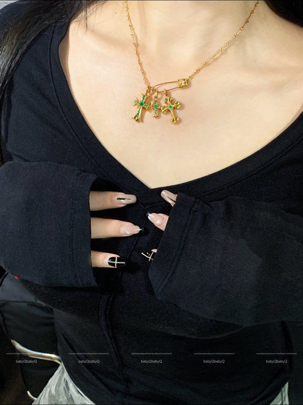 Tiny Cross Pendant