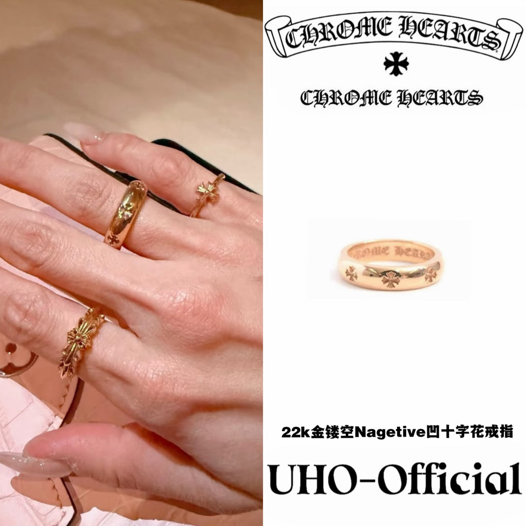 Cut-Out Cross Ring