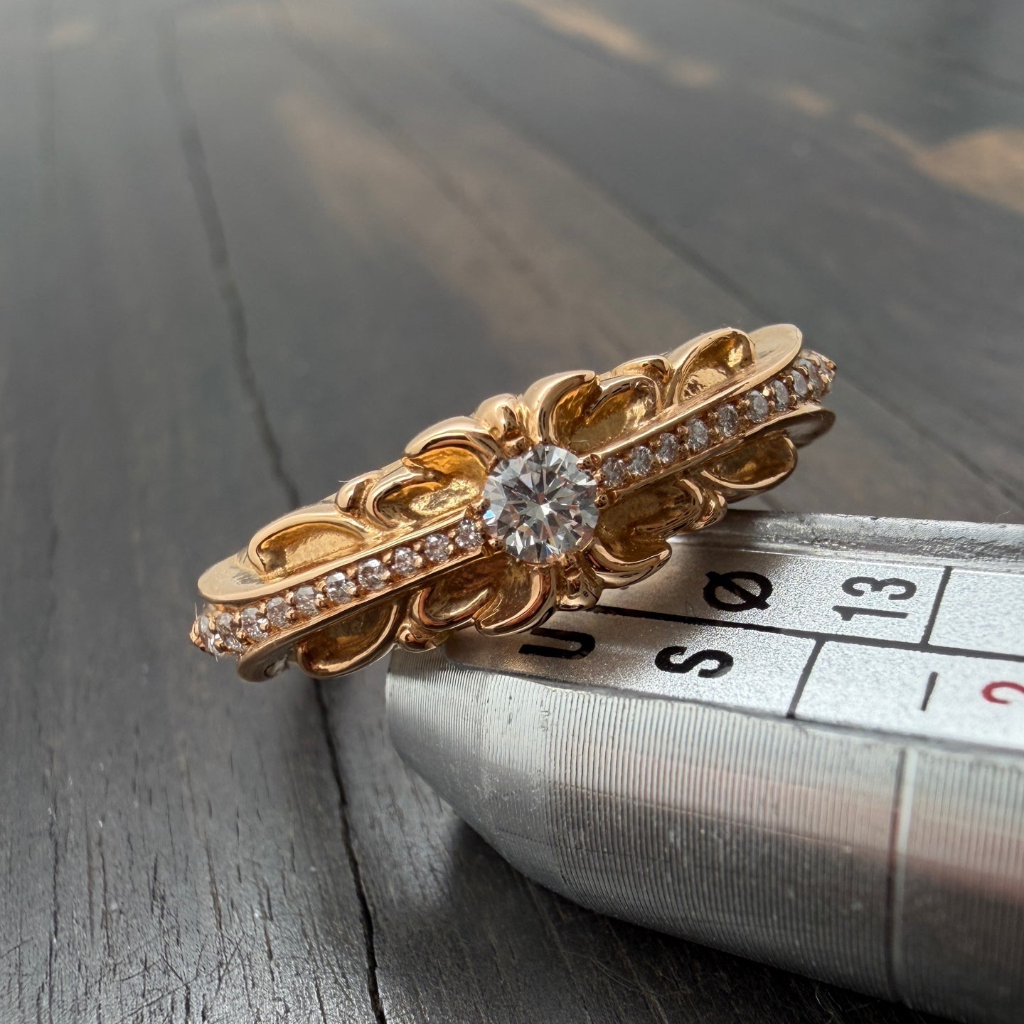 Flower Band Ring