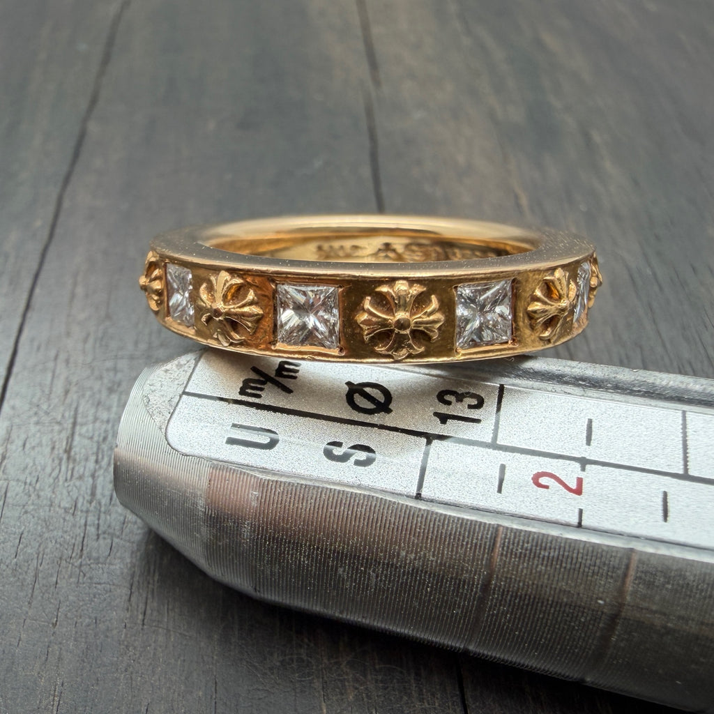 Princess-Cut Diamond Band Ring