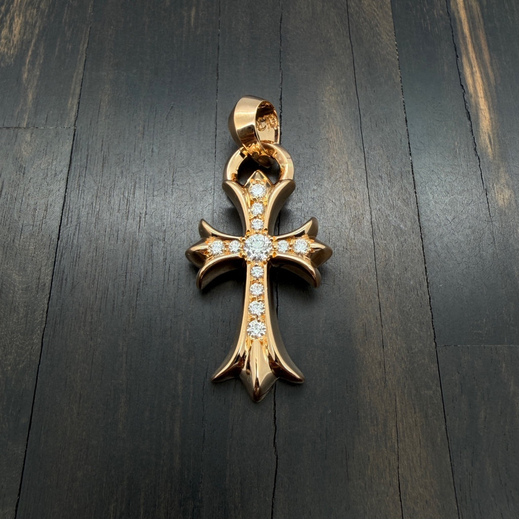 Teardrop Cross Pendant