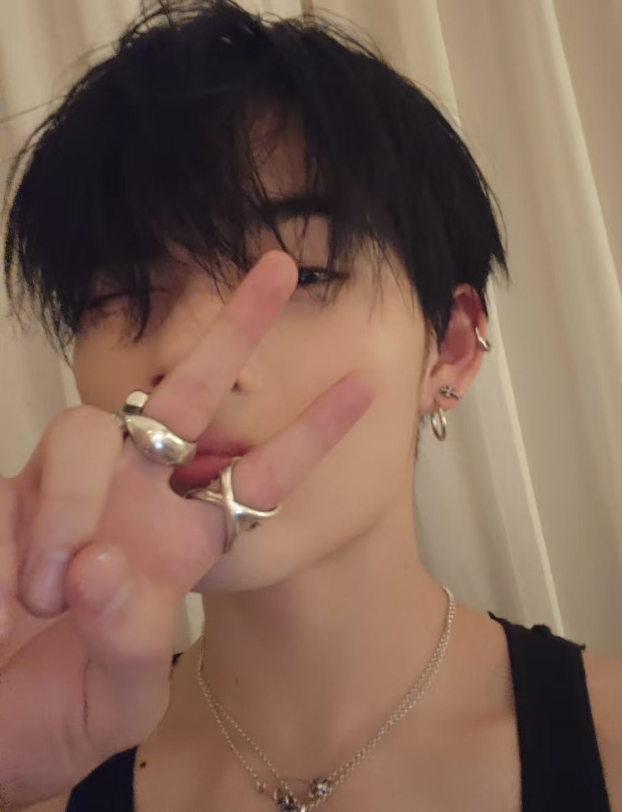 Long Cross Stud Earring