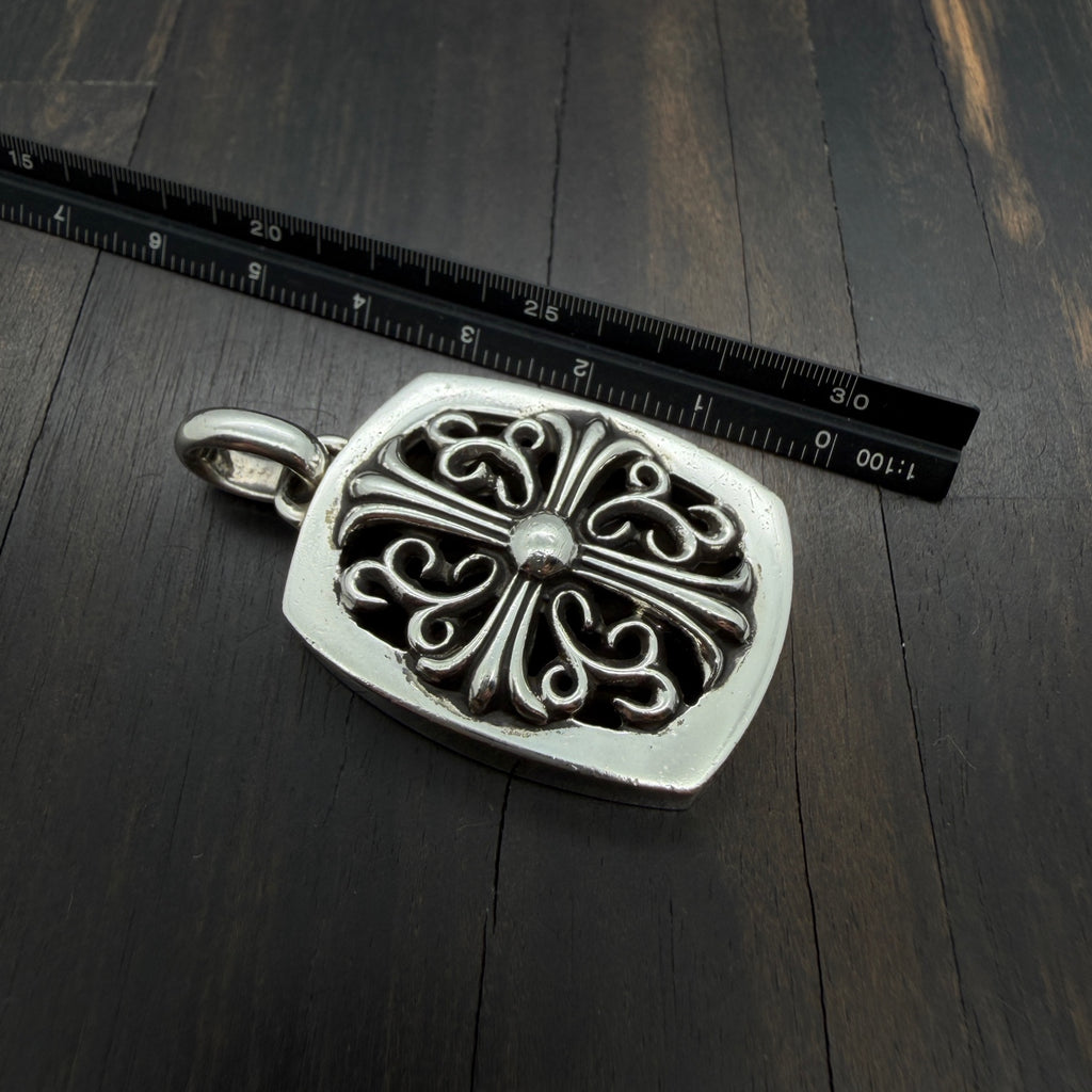 Large Guardian Oval Shield Pendant