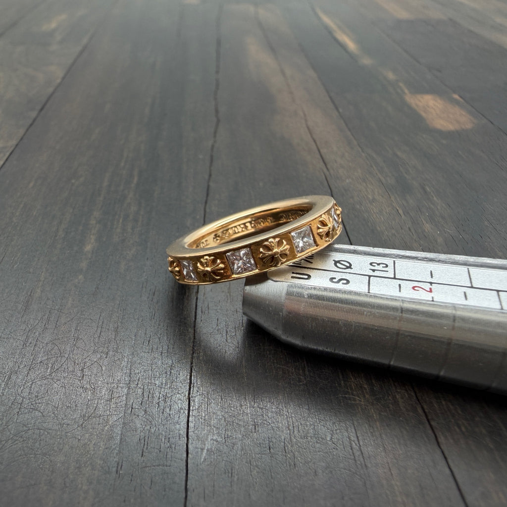 Princess-Cut Diamond Band Ring