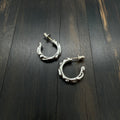 SBT Wave Hoop Earrings
