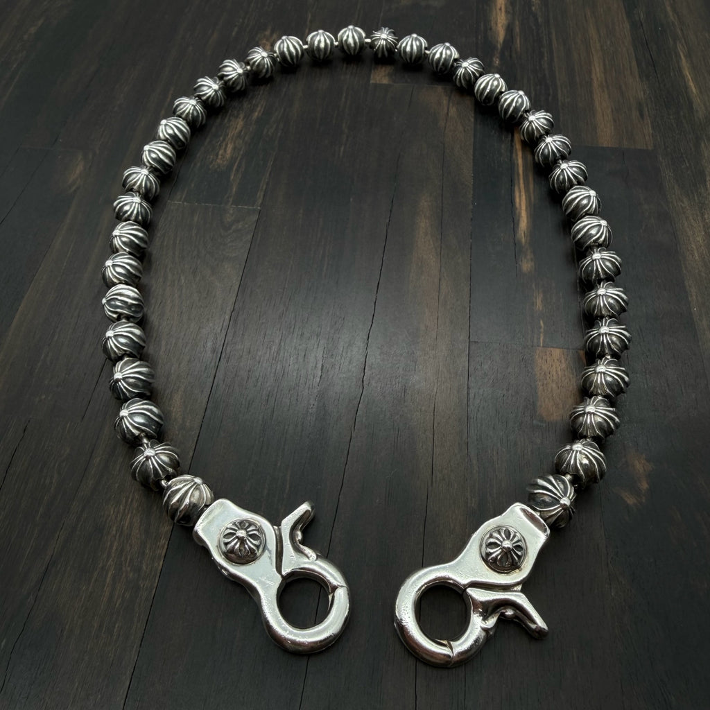 Large Cross Ball Wallet Chain